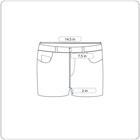 American Eagle Shorts Beaded Waist Fringe‎ Hem Women’s Size 0 - Picture 7 of 7